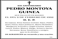 Pedro Montoya Guinea